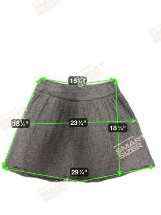 3 for $9 Ban Pleated Mini Skirt Gray 10 Light Weight - Picture 2 of 5